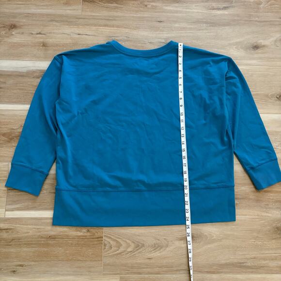 Eileen Fisher Pima Cotton Stretch Jersey Box-Top Dragonfly M - Picture 6 of 8